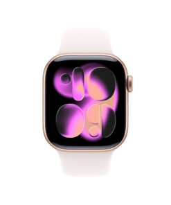 Alternative view of Apple Watch Series 11, Aluminium Rose Gold Sport Band Light