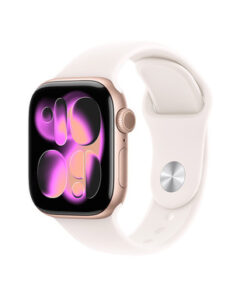 Apple Watch Series 11, Aluminium Rose Gold Sport Band Light
