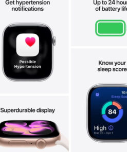 Apple Watch Series 11, Aluminium Rose Gold Sport Band Light – Bild 7