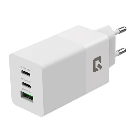 TUNIQ PD 65W - Heimladegerät mit USB-C zu USB-C Kabel - Weiß – Bild 2