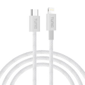 TUNIQ USB-C zu Lightning Kabel 200cm - Schnellladekabel - Weiß