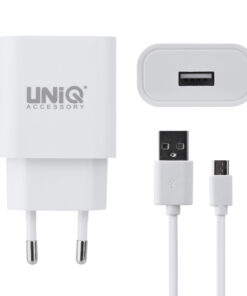 UNIQ Accessory Qualcomm 2.0 Quick travel charger - Micro USB Weiss (CE) – Bild 2