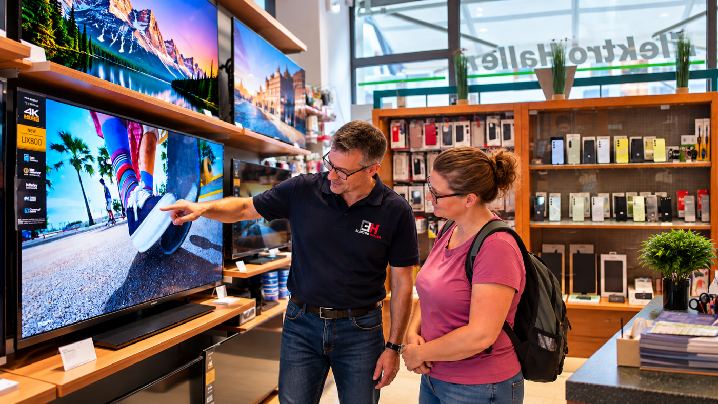 Beratung im Elektrofachmarkt